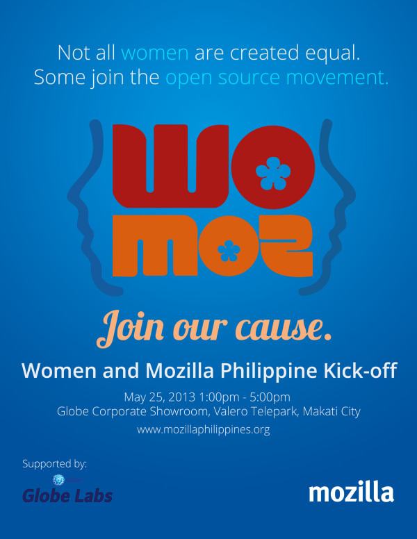 WoMoz Kick-off Event Poster