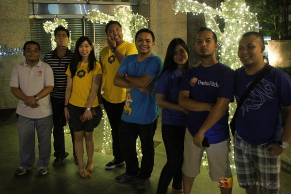 ... ending up with a photo-op in front of the angels at the Enterprise Tower.