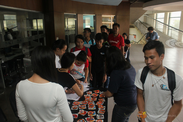 Registration for the event starts. Attendees were given awesome Firefox swags.