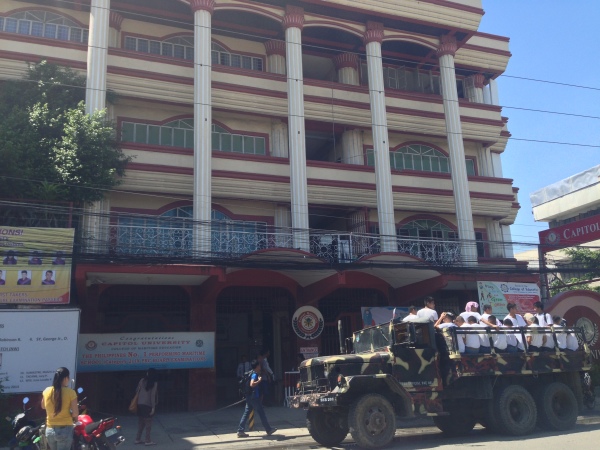 Exterior of the Capitol University. Kevin and I decided to scout the area (a short walk from our hotel) prior to the start of SW CDeO.