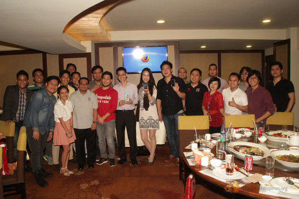 Group photo of attendees to the first Cherry Mobile Ace Firefox OS Forum & Press Briefing.