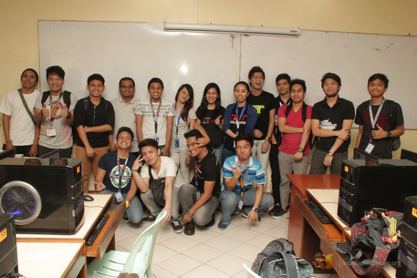 Awesome students of the Philippine Christian University who attended the Firefox OS Workshop.