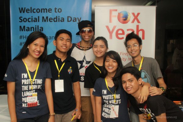 The MozillaPH crew at Social Media Day 2015 celebration in Manila.