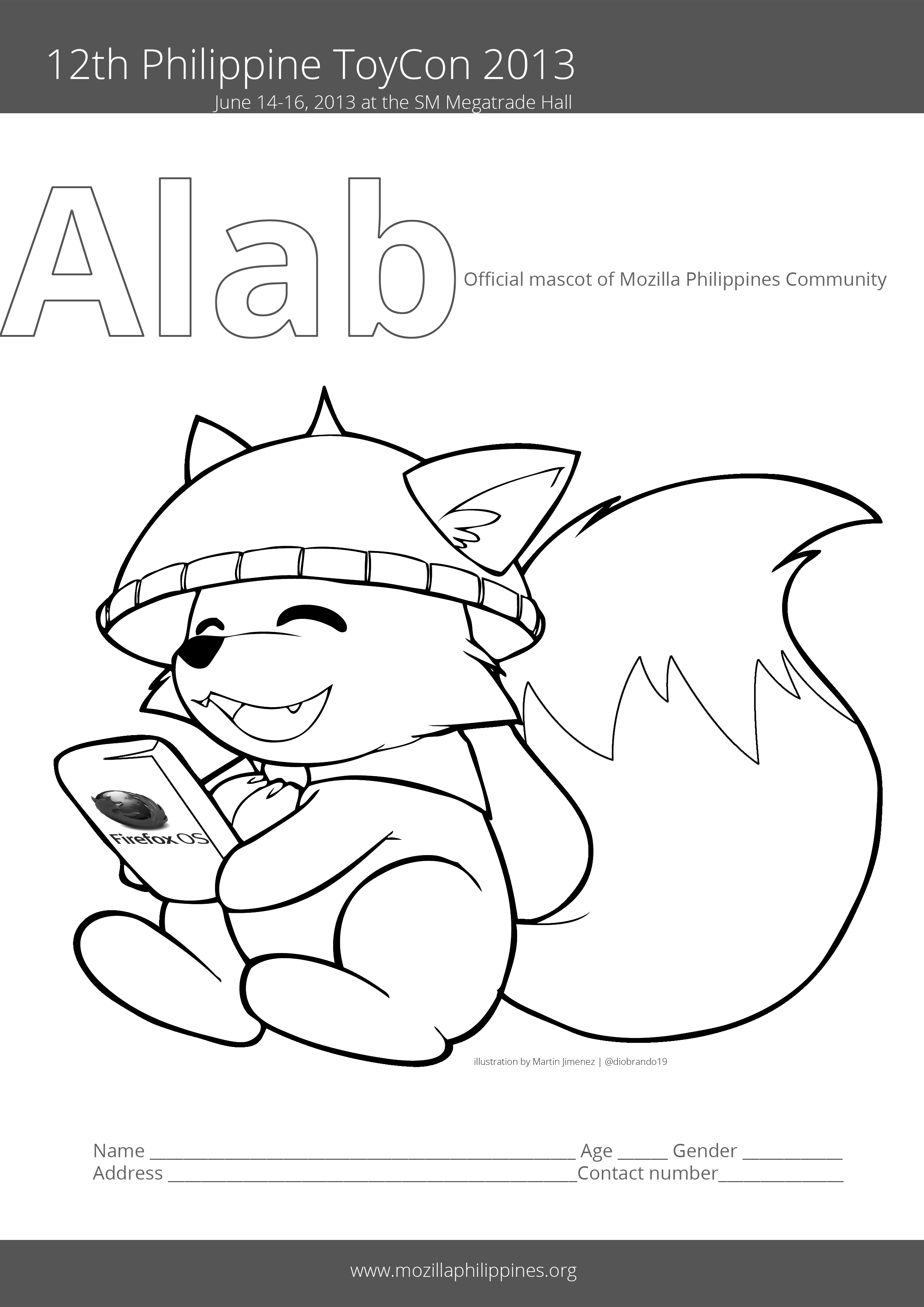 Kids Get a Chance to Color Alab & Win Awesome Stuff at #TOYCONPH2013