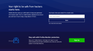 Mozilla Tool Can Check if You Are Pwned — Firefox Monitor